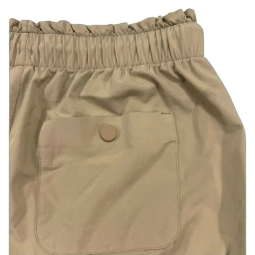 Athleta Girl Khaki Run Free Cargo Joggers Size 14 XL